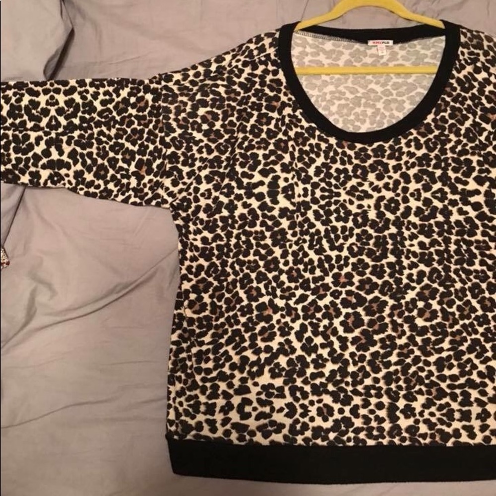 Leopard print sweater